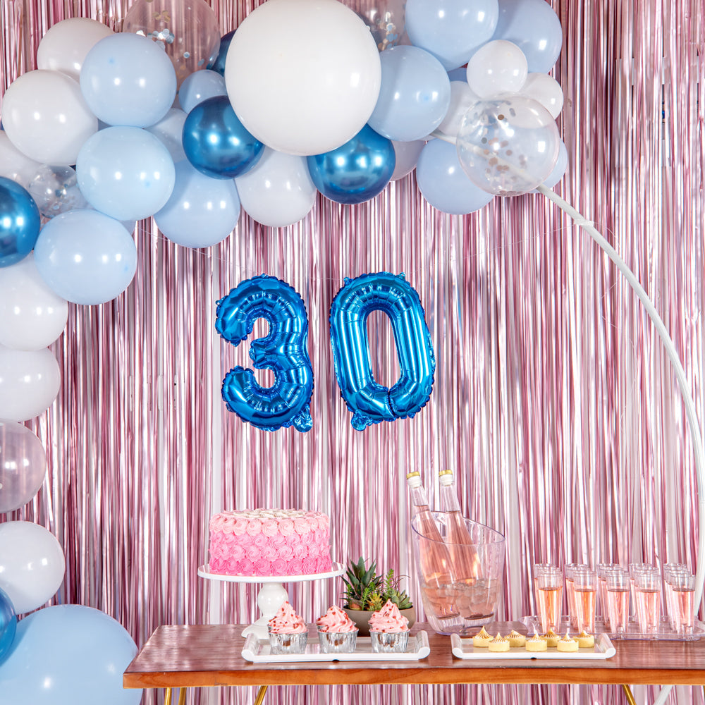 Balloonify Blue Mylar Number 3 Balloon - 16" - 1 count box