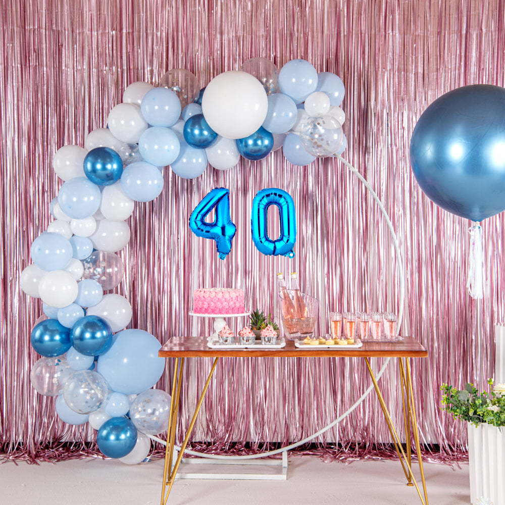Balloonify Blue Mylar Number 4 Balloon - 16" - 1 count box