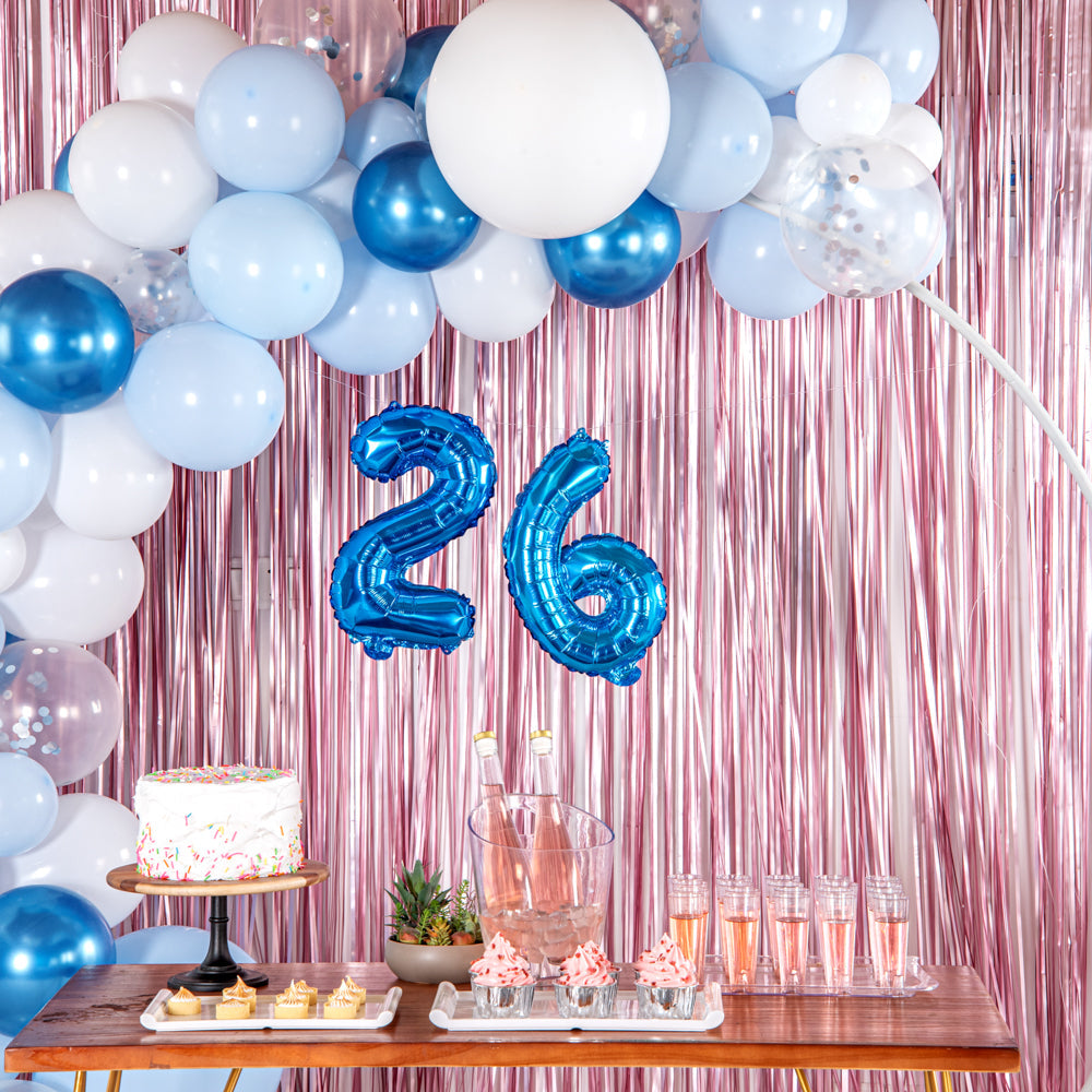 Balloonify Blue Mylar Number 6 Balloon - 16" - 1 count box