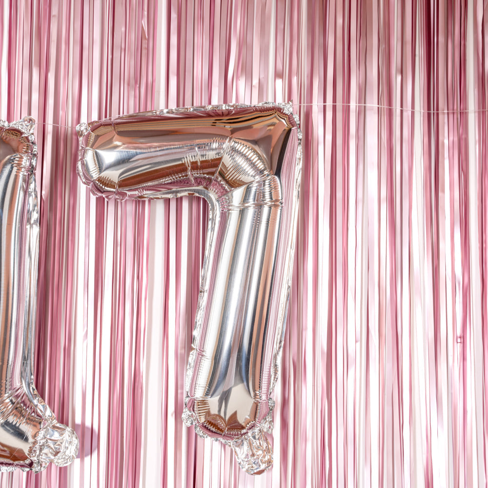 Balloonify Silver Mylar Number 7 Balloon - 16" - 1 count box