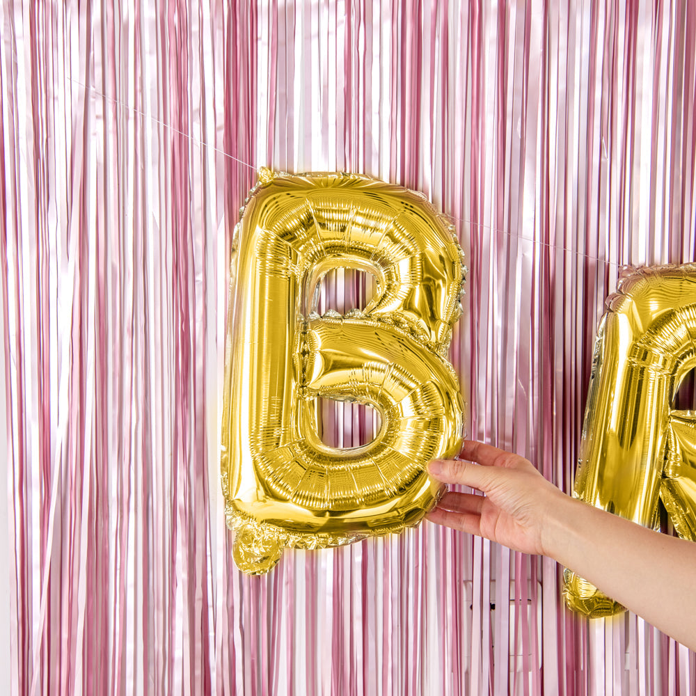 Balloonify Gold Mylar Letter B Balloon - 16" - 1 count box