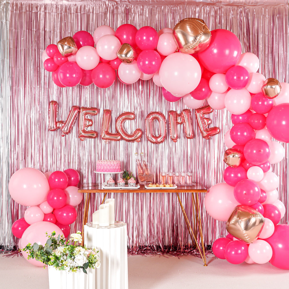 Balloonify Rose Gold Mylar Letter E Balloon - 16" - 1 count box