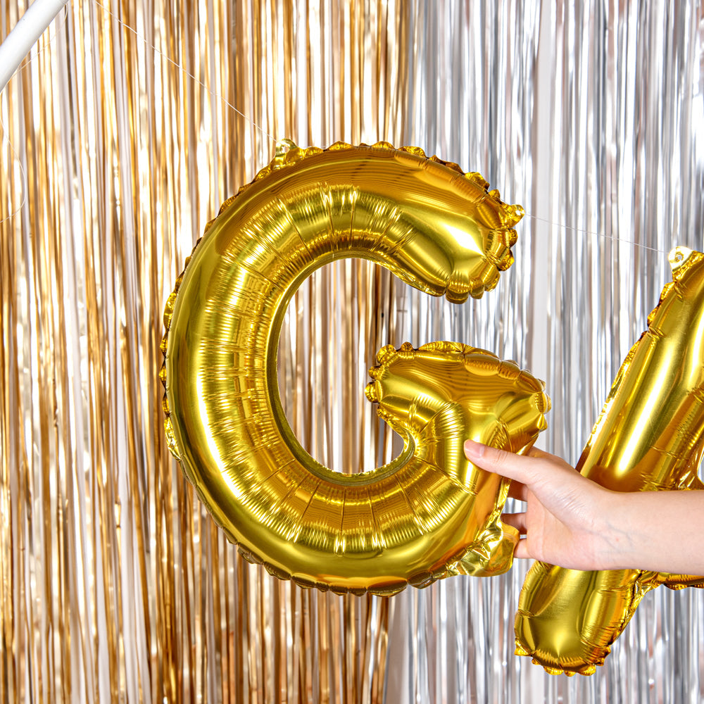 Balloonify Gold Mylar Letter G Balloon - 16" - 1 count box