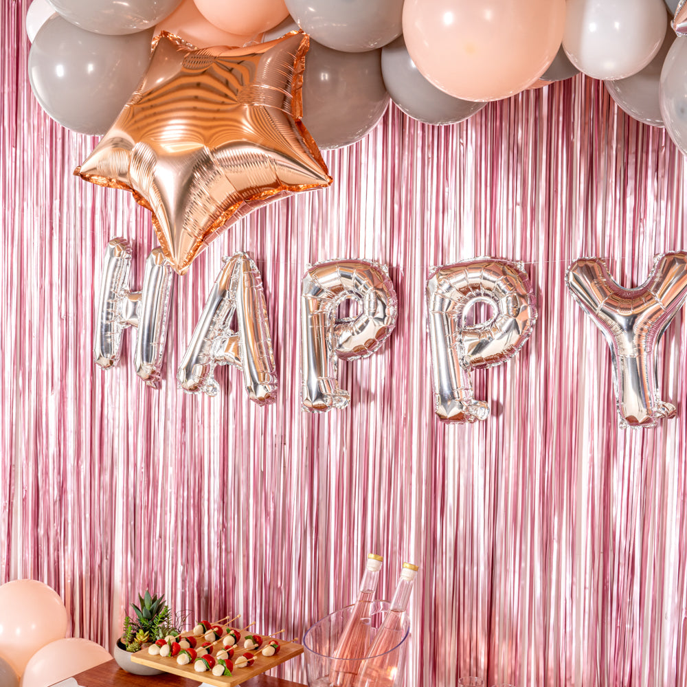 Balloonify Silver Mylar Letter H Balloon - 16" - 1 count box