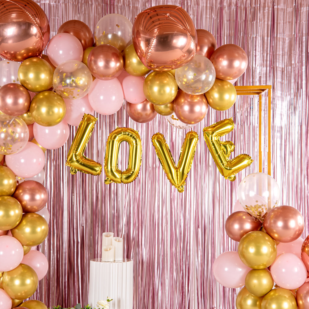 Balloonify Gold Mylar Letter V Balloon - 16" - 1 count box