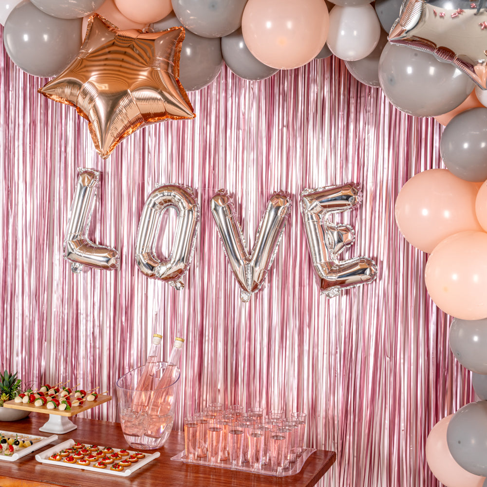Balloonify Silver Mylar Letter V Balloon - 16" - 1 count box