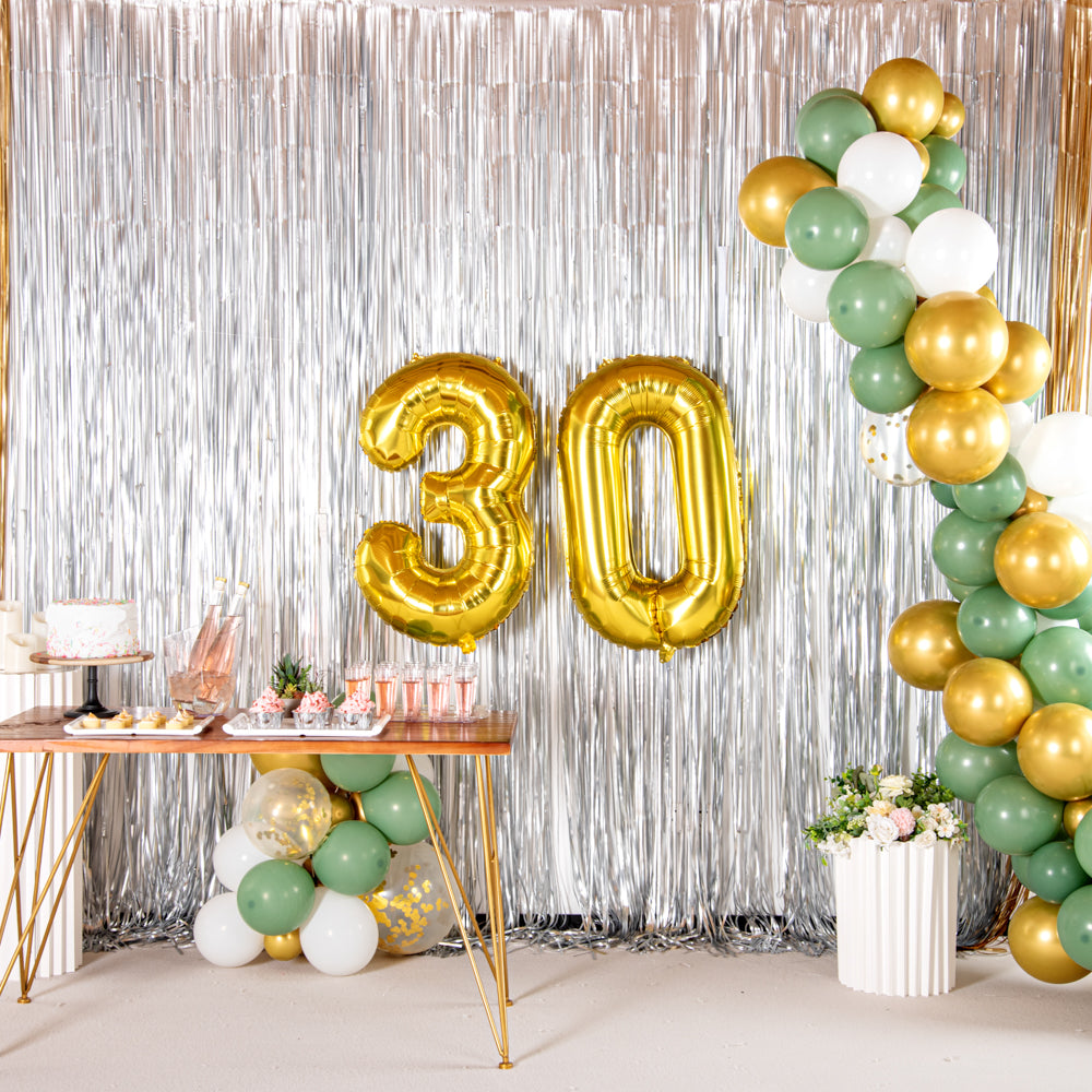 Balloonify Gold Mylar Number 0 Balloon - 40" - 1 count box