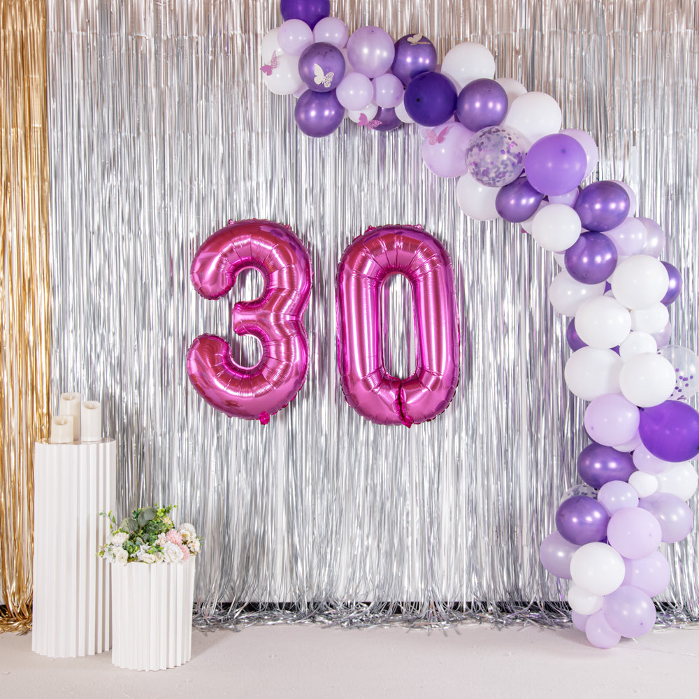 Balloonify Pink Mylar Number 0 Balloon - 40" - 1 count box