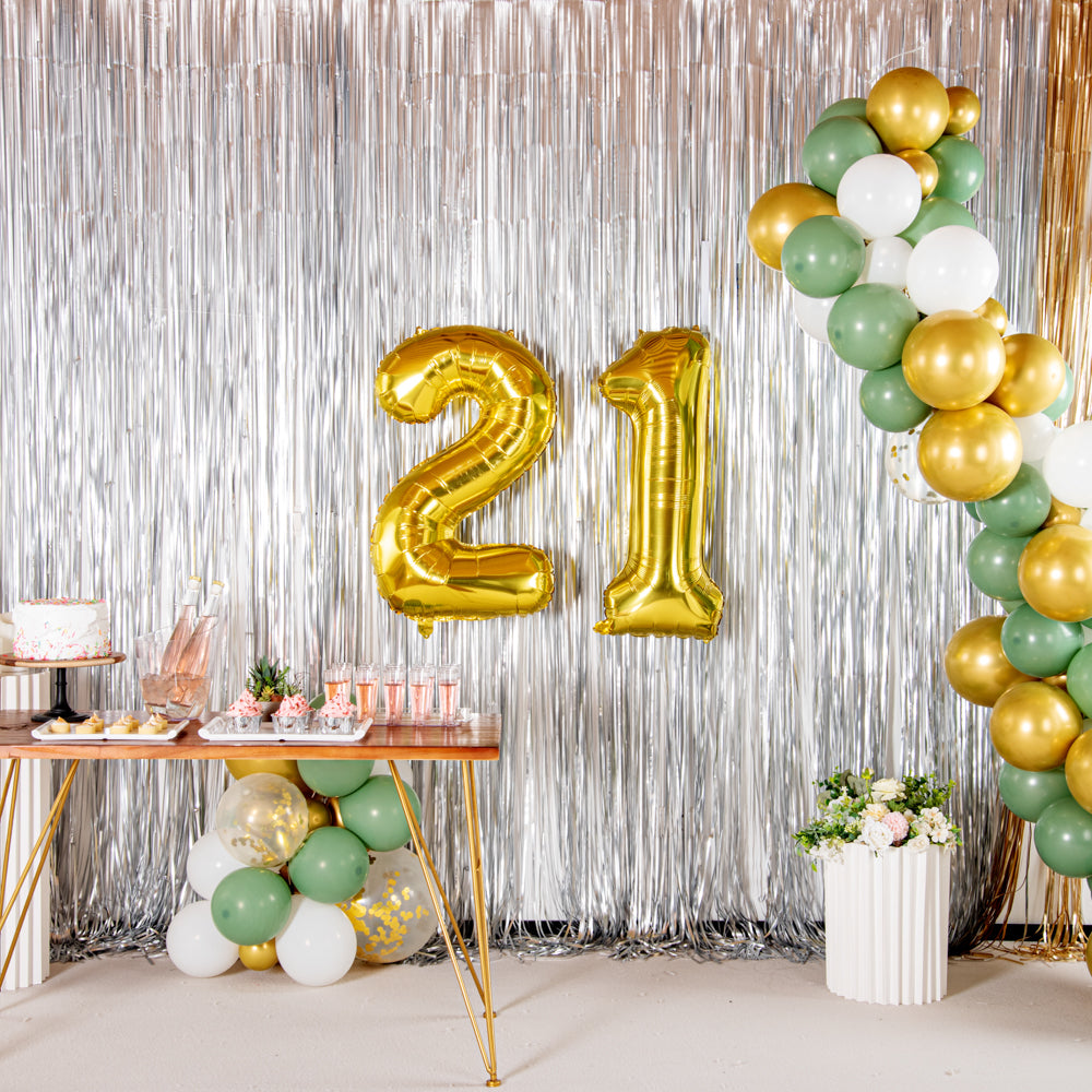 Balloonify Gold Mylar Number 2 Balloon - 40" - 1 count box
