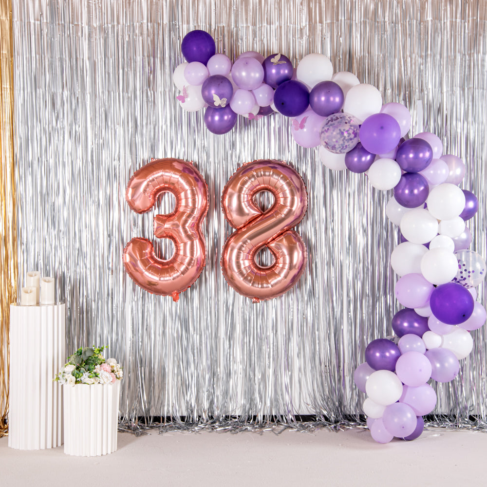 Balloonify Rose Gold Mylar Number 3 Balloon - 40" - 1 count box