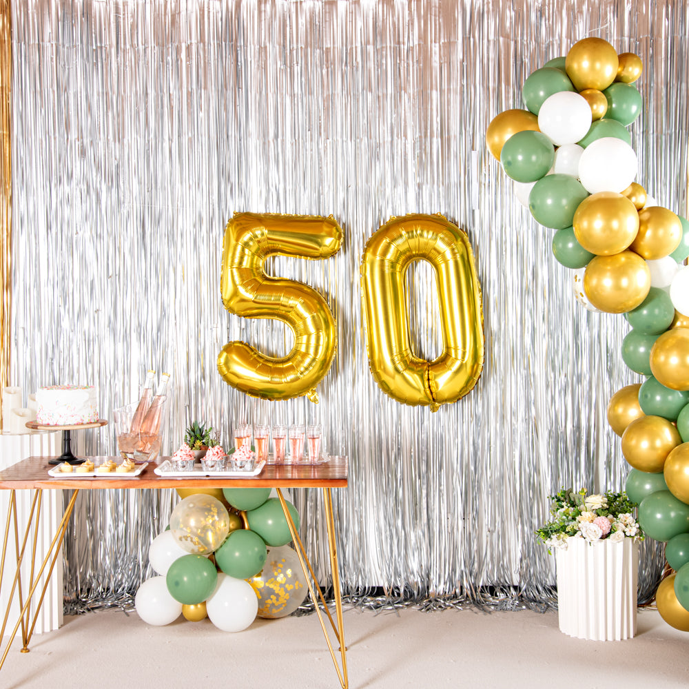 Balloonify Gold Mylar Number 5 Balloon - 40" - 1 count box