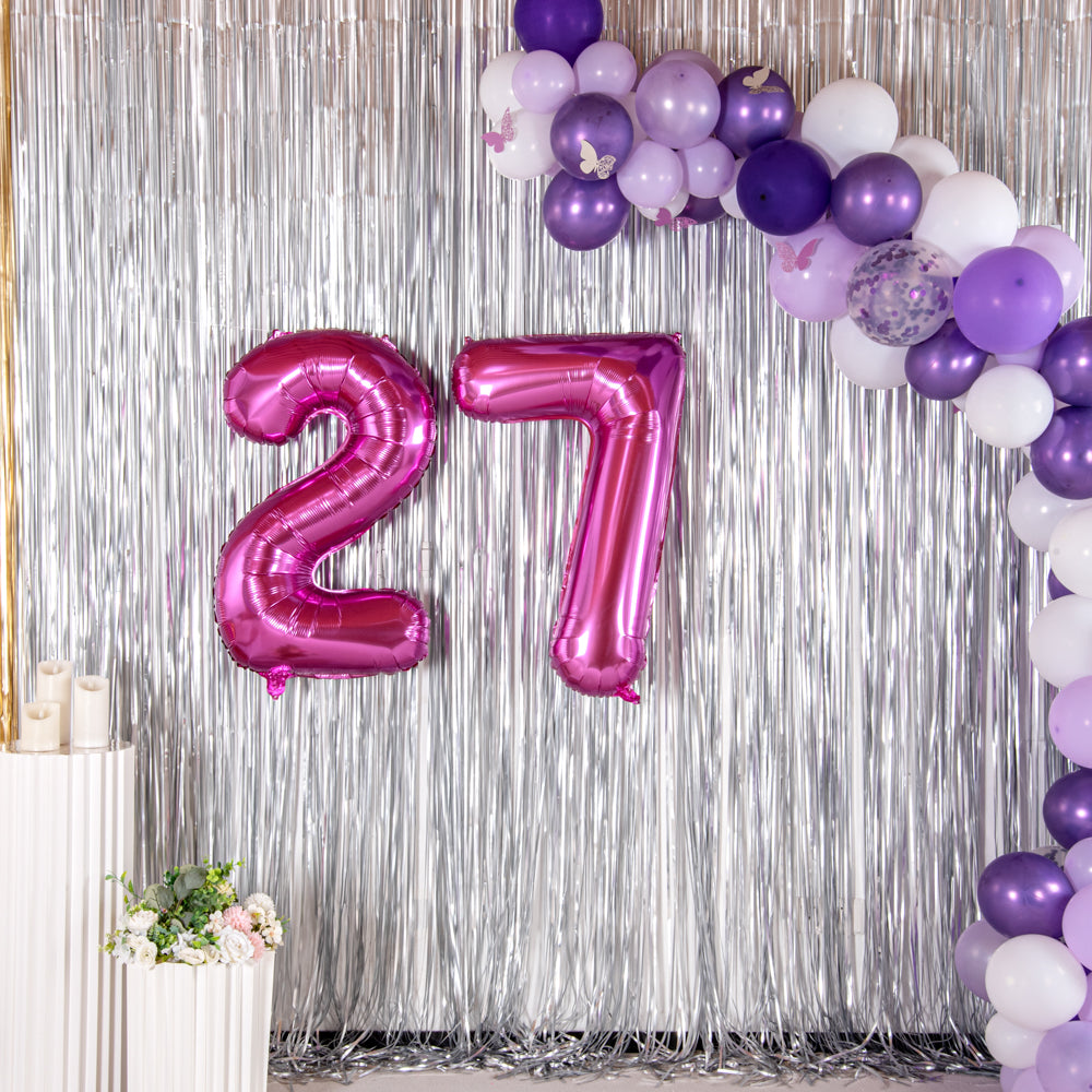 Balloonify Pink Mylar Number 7 Balloon - 40" - 1 count box
