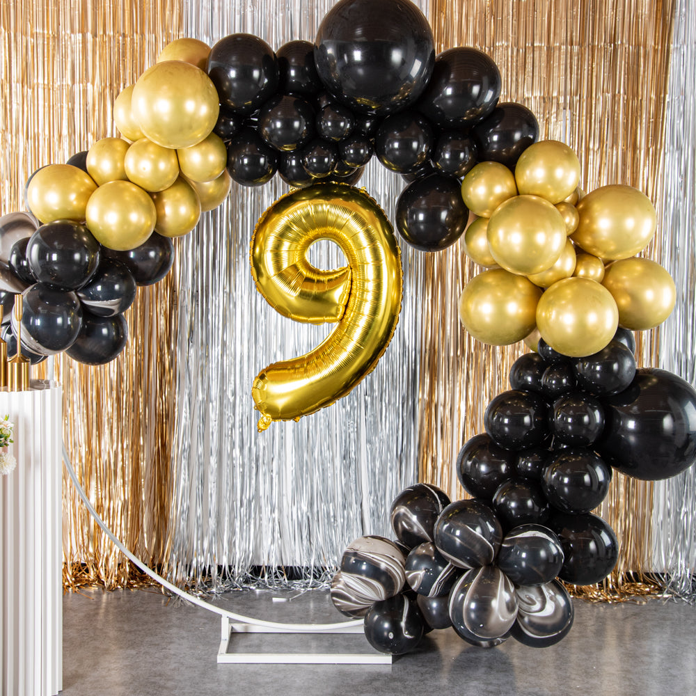 Balloonify Gold Mylar Number 9 Balloon - 40" - 1 count box