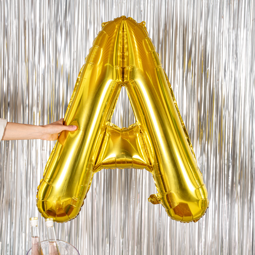 Balloonify Gold Mylar Letter A Balloon - 40" - 1 count box