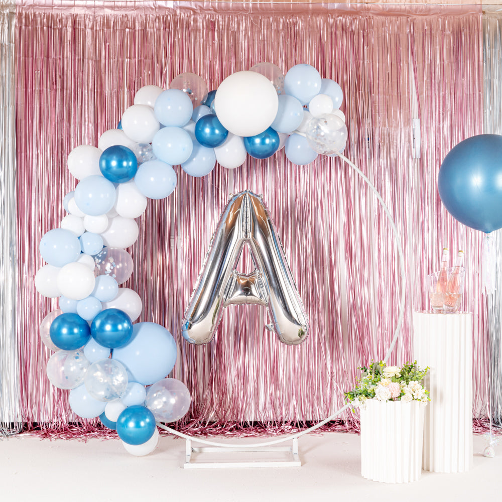 Balloonify Silver Mylar Letter A Balloon - 40" - 1 count box