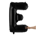 Balloonify Black Mylar Letter E Balloon - 40" - 1 count box