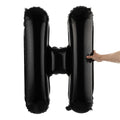 Balloonify Black Mylar Letter H Balloon - 40" - 1 count box