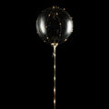 Balloonify Gold LED Bobo Balloon - with String Light - 24" - 10 count box