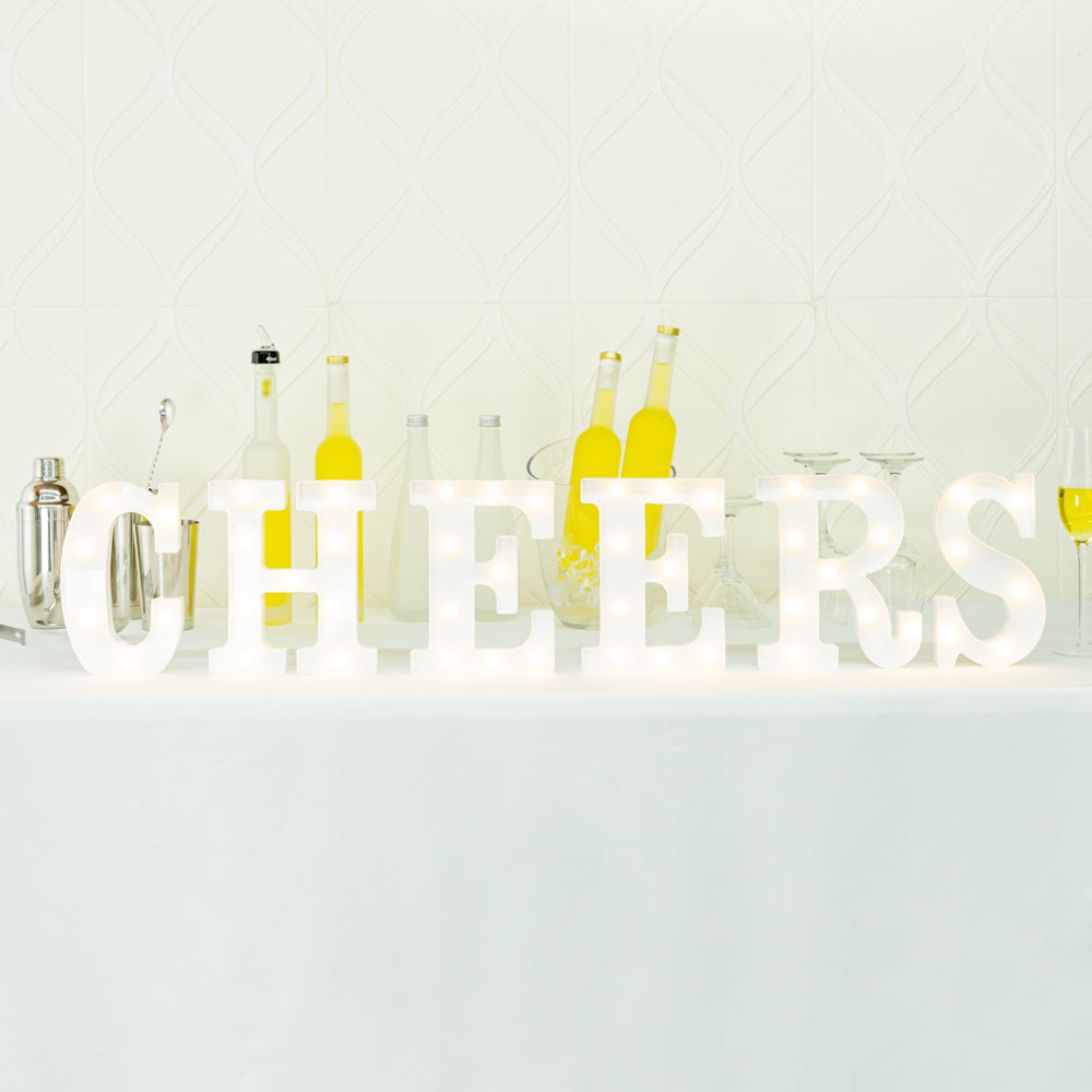 Illumify White LED Marquee Letter C Sign - 8 3/4" - 1 count box