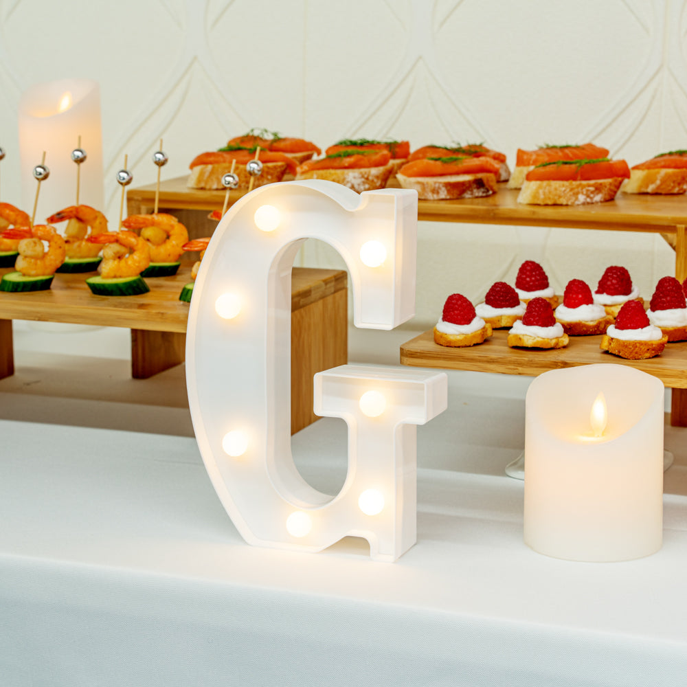 Illumify White LED Marquee Letter G Sign - 8 3/4" - 1 count box
