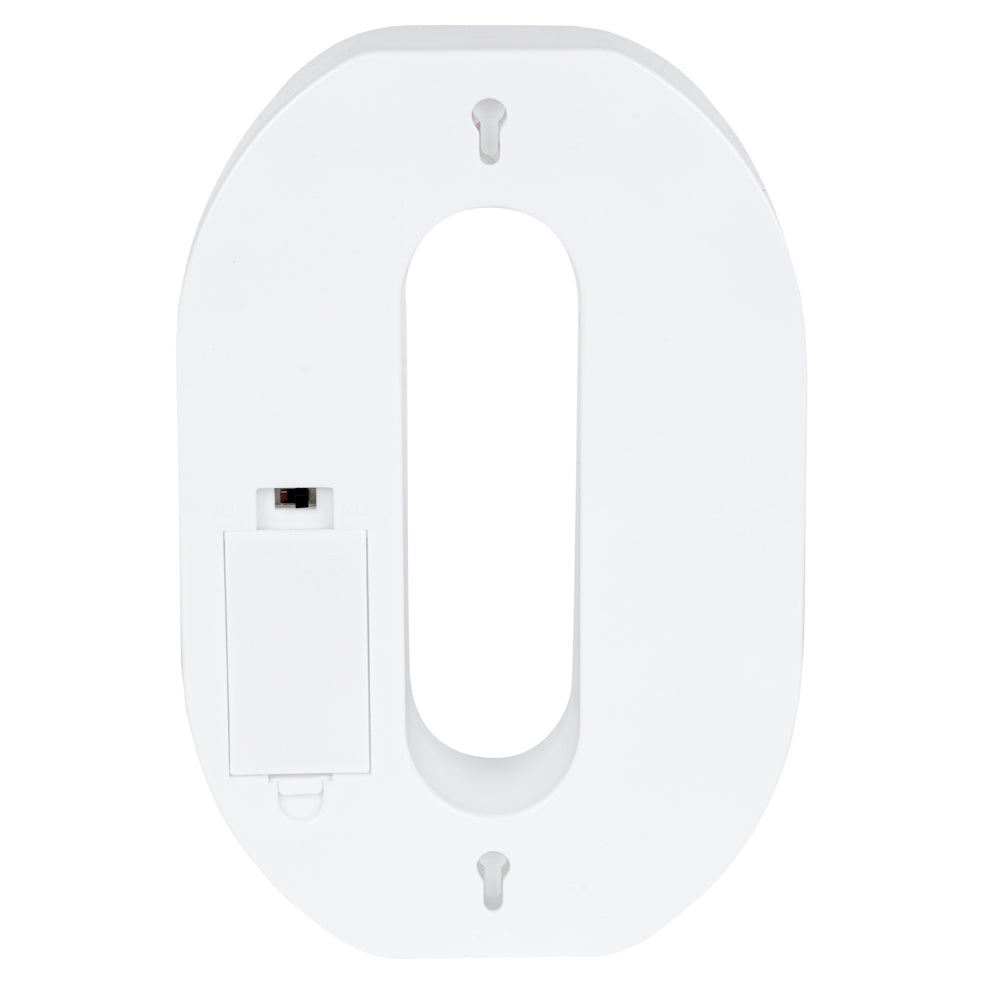 Illumify White LED Marquee Letter O Sign - 8 3/4" - 1 count box