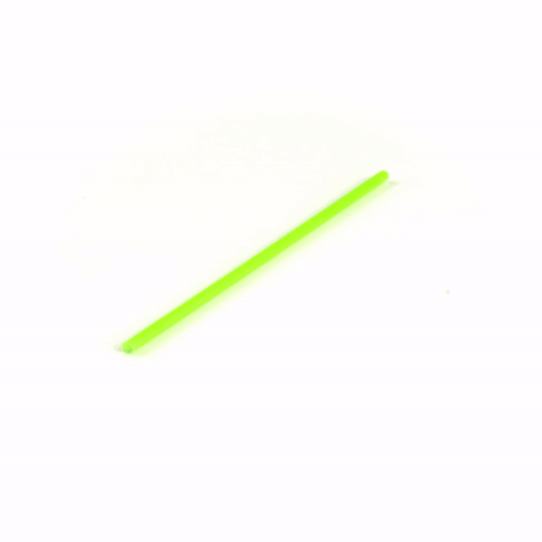 Basic Nature Green PLA / PBAT Plastic Straw - Compostable - 8 1/4" - 2000 count box