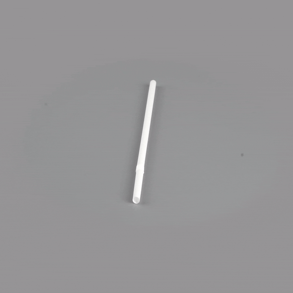 Basic Nature White PLA / PBAT Plastic Straw - Flexible, Compostable - 8 1/4" - 100 count box