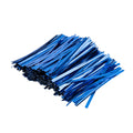 Bag Tek Blue Metallic Twist Tie / Bag Tie - 4" - 500 count box