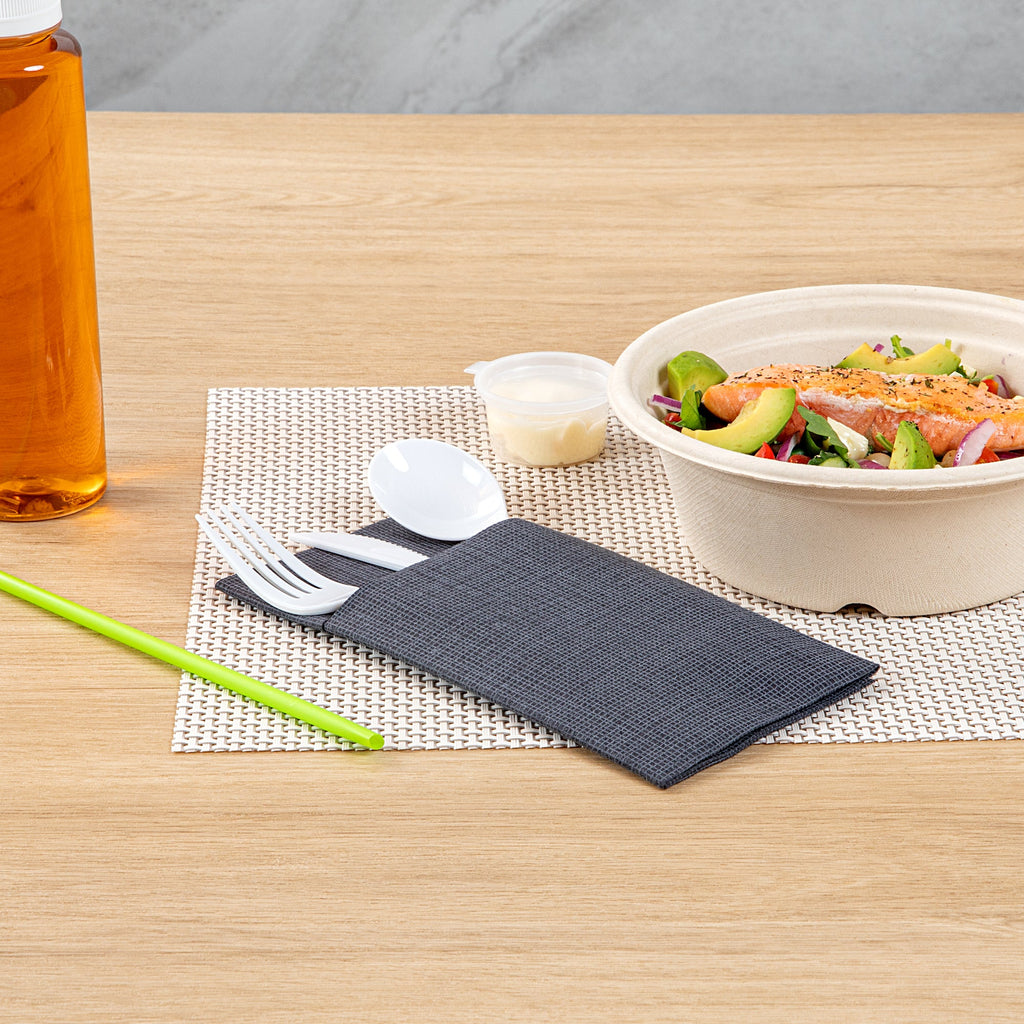 Moderna White Plastic Cutlery Set - 7 1/2" - 60 count box
