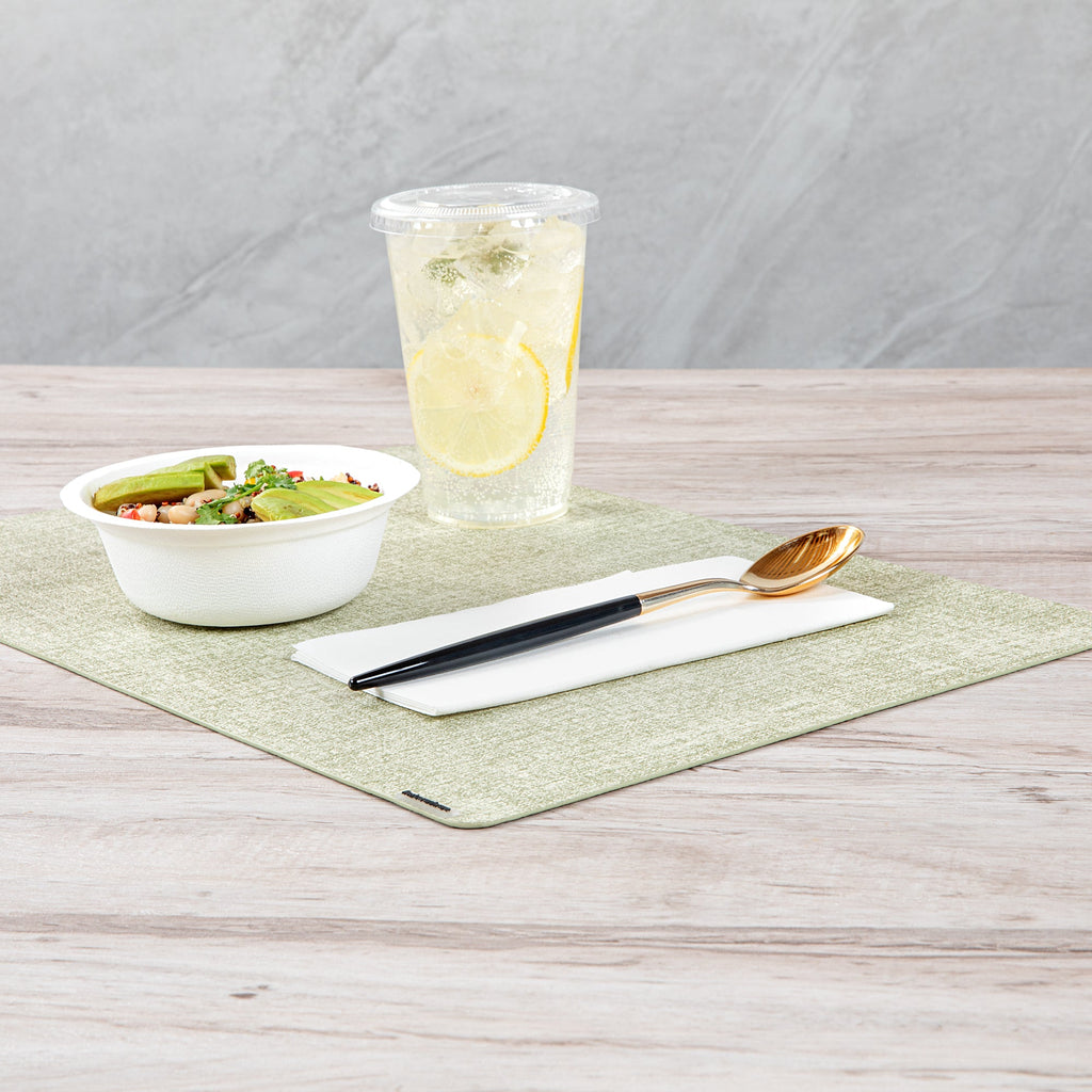 Moderna Gold Plastic Spoon - with Black Handle - 7 3/4" - 50 count box
