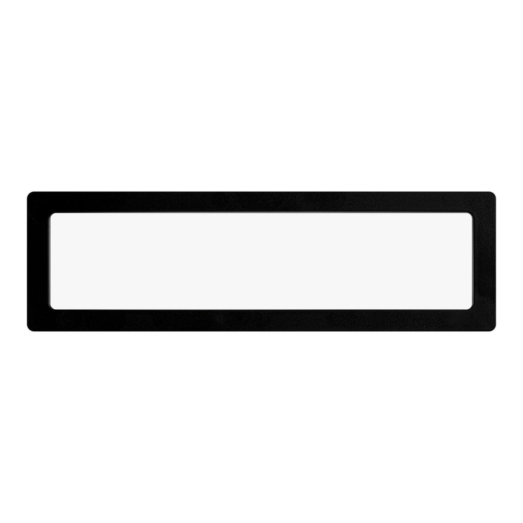 Display Tek Rectangle Black Plastic 3D Floating Display Case - 9" x 2 3/4" x 3/4" - 10 count box