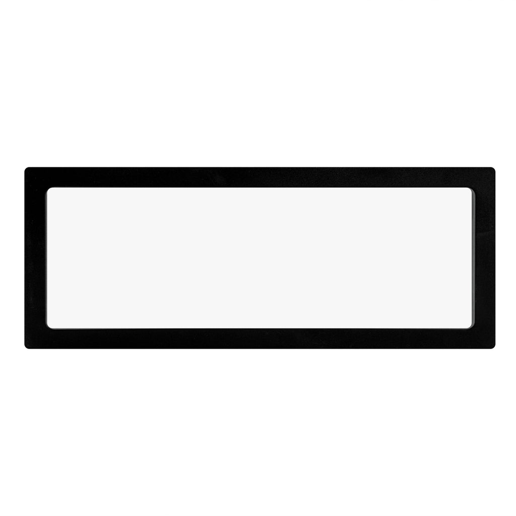 Display Tek Rectangle Black Plastic 3D Floating Display Case - 9" x 3 1/2" x 3/4" - 10 count box