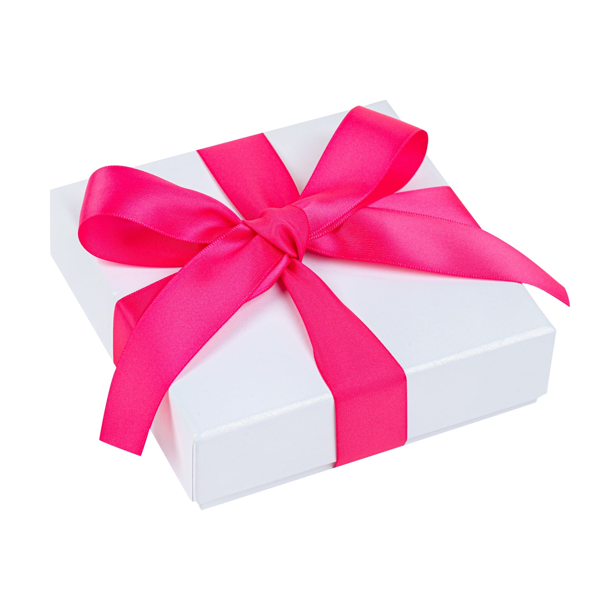 Gift Tek Shocking Pink Polyester Satin Ribbon - Single Face - 1" x 10 yds - 1 count box
