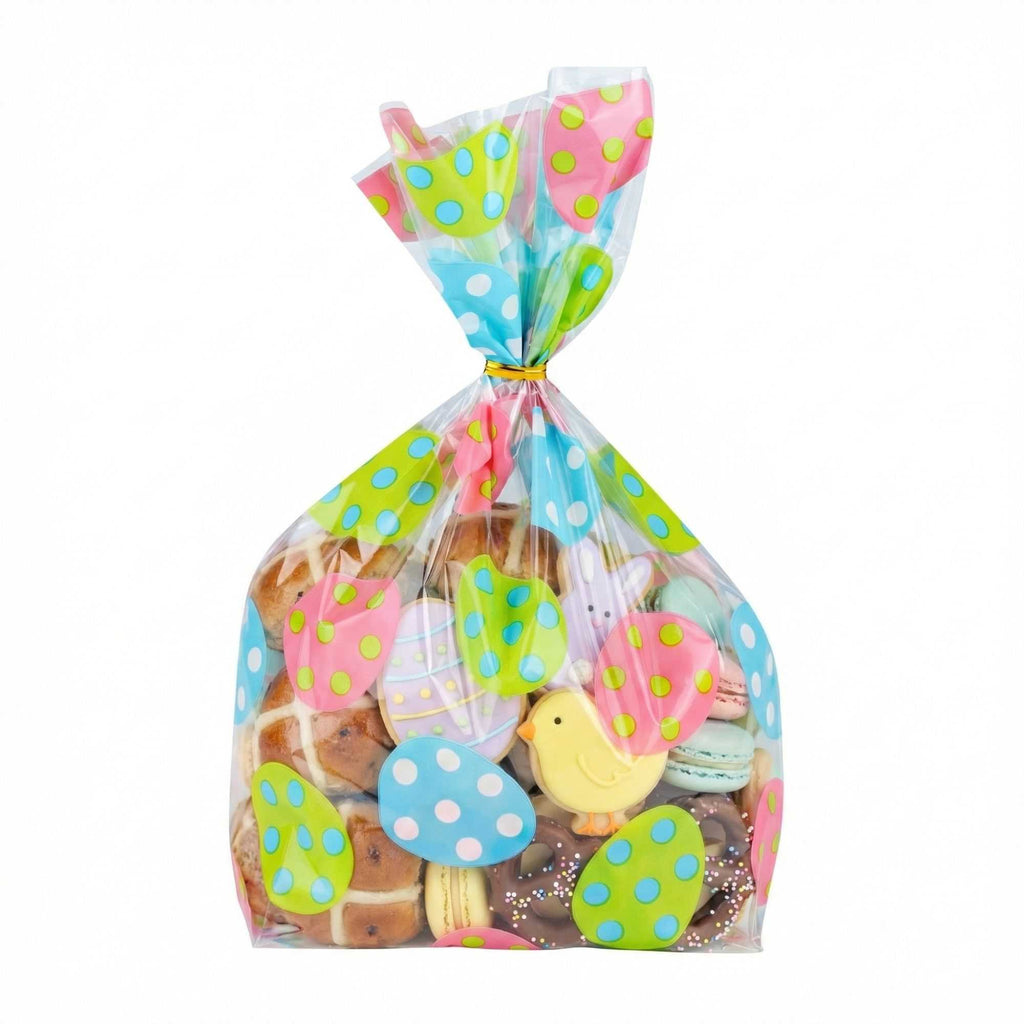 Bag Tek Plastic Candy Bag - Easter Eggs, Gusseted - 5" x 3" x 11" - 4000 count box