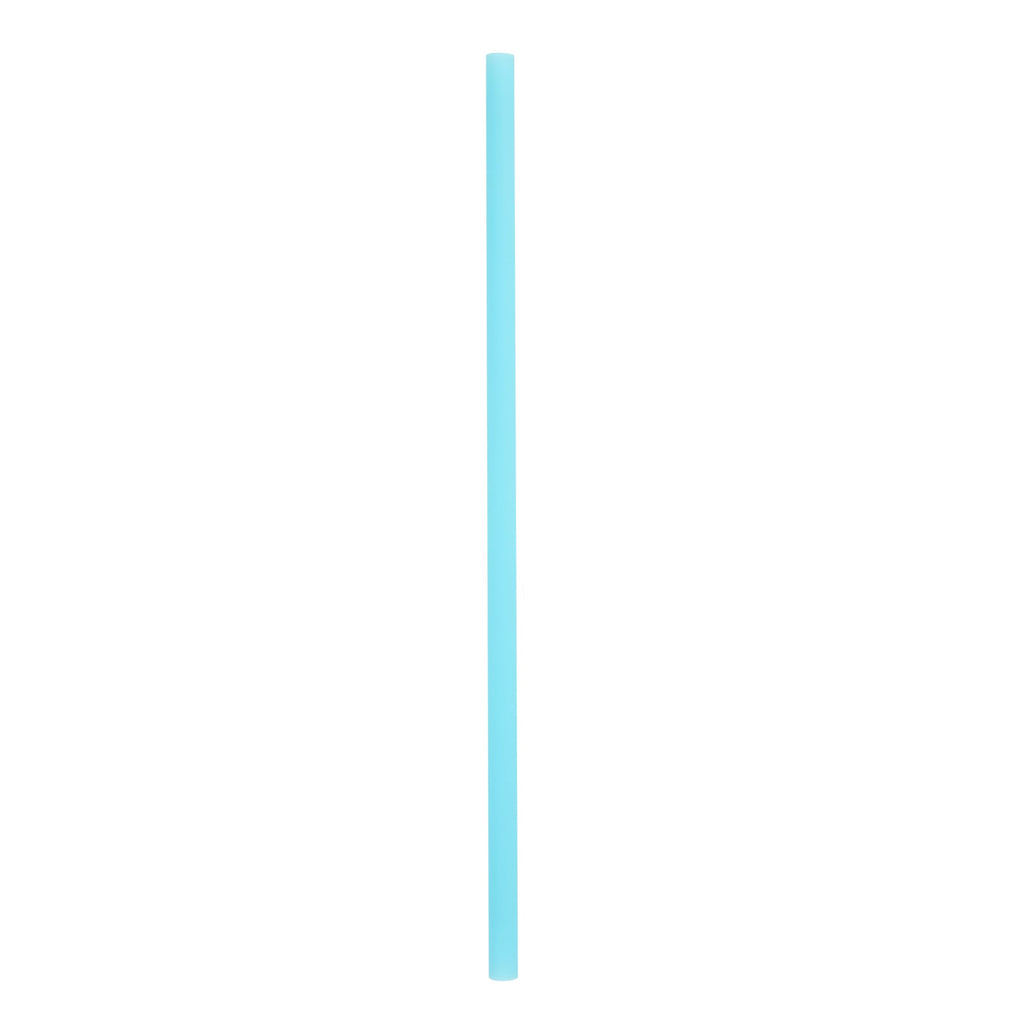 Vanish Blue PHA Plastic Straw - Unwrapped, Compostable - 7 3/4" - 1000 count box