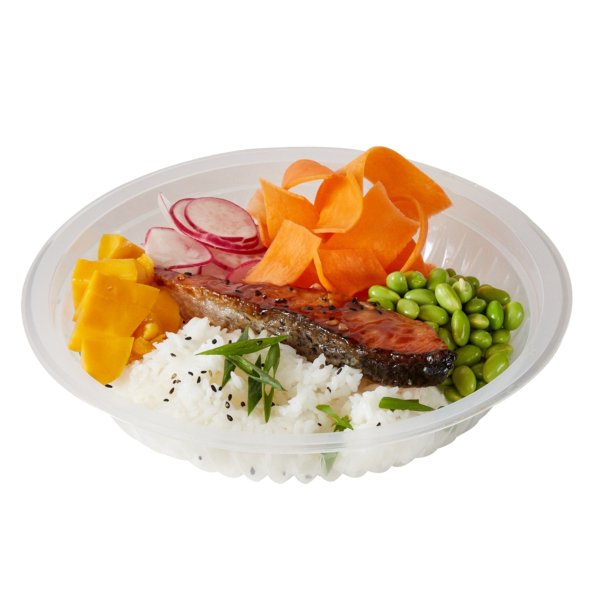Chef 101 34 oz Round Clear Plastic Bowl - Microwavable - 9" x 9" x 2" - 50 count box