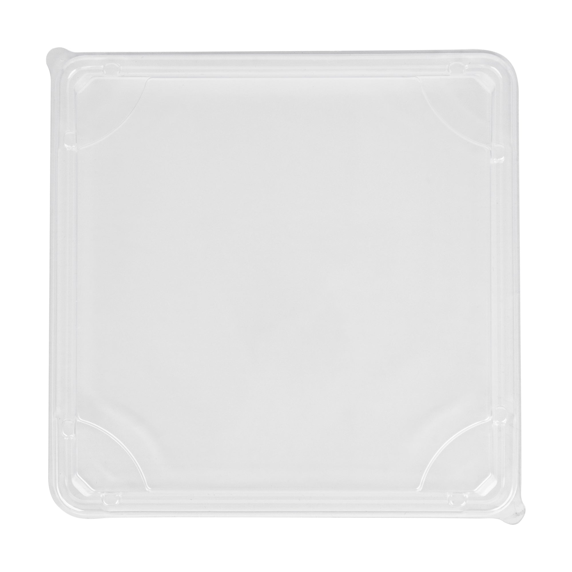 Bento Tek Square Clear Plastic Lid - Fits 18 oz Bento Box - 50 count box