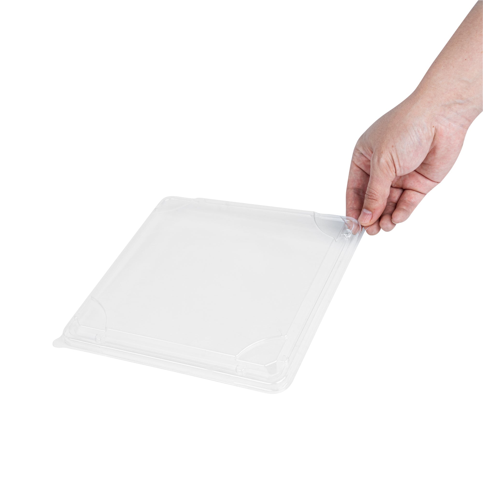 Bento Tek Square Clear Plastic Lid - Fits 17 oz Bento Box - 100 count box