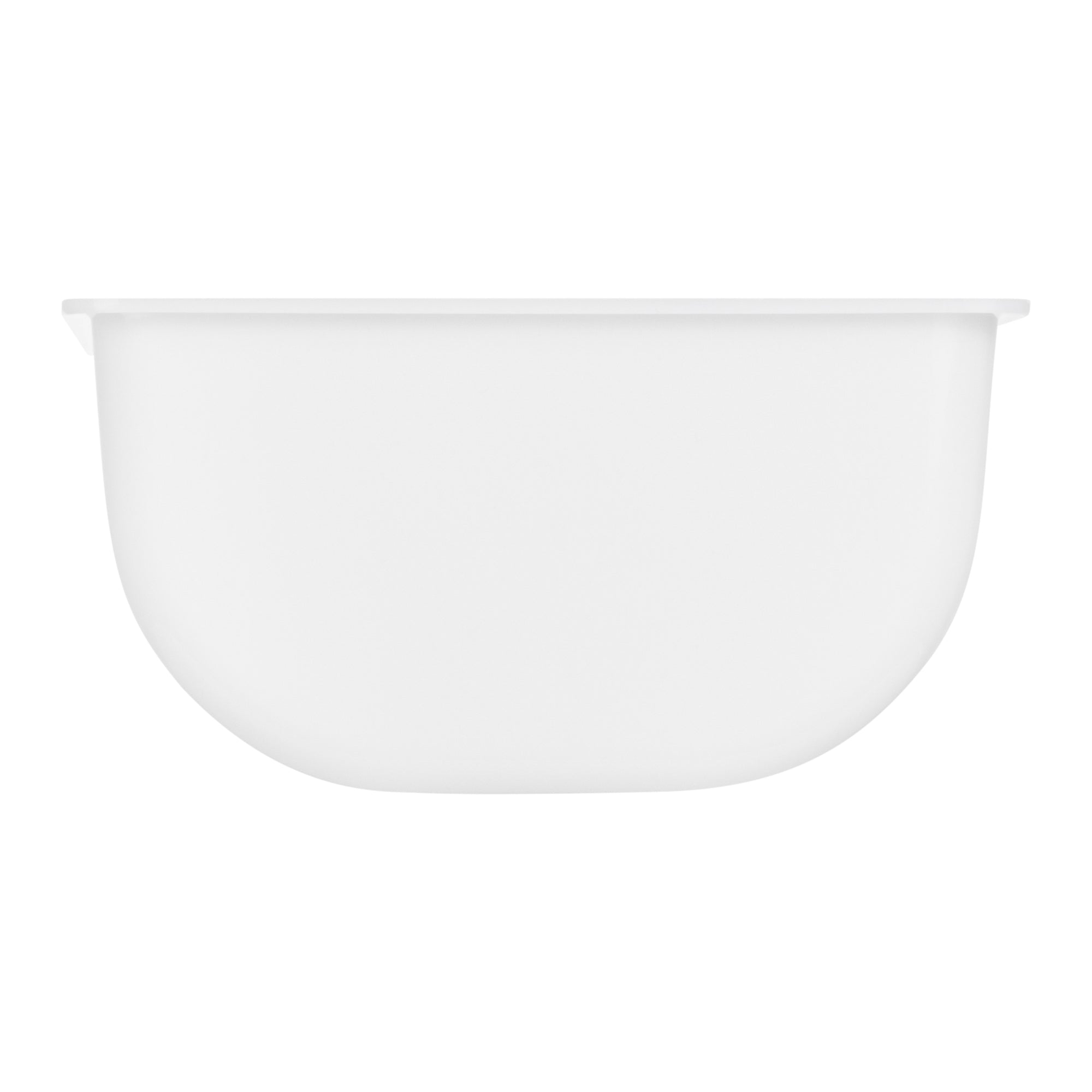 Bar Lux 1 Qt White Plastic Insert - Fits 3-Compartment Condiment Caddy - 3 count box