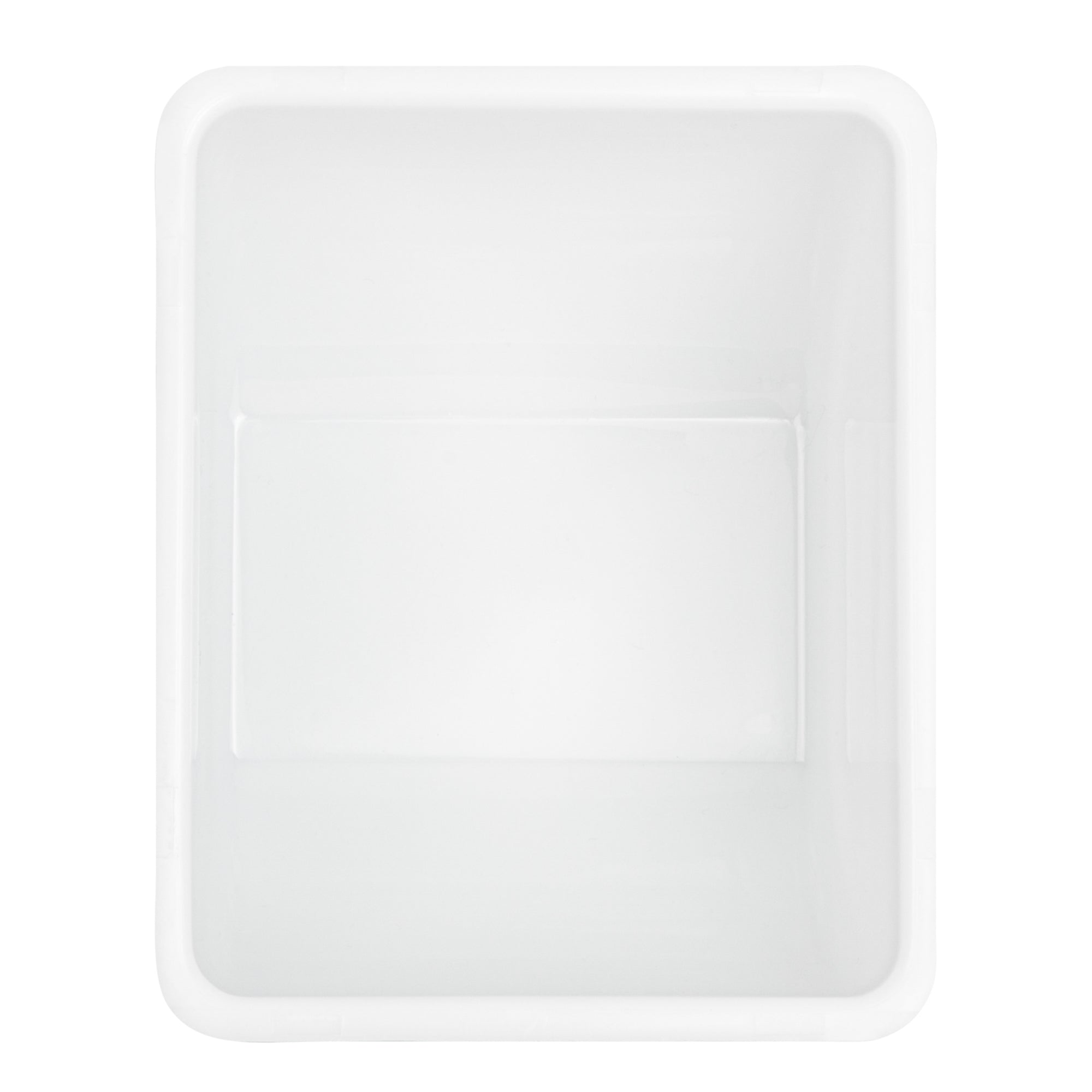 Bar Lux 1.5 Pint White Plastic Insert - Fits 4-Compartment Condiment Caddy - 4 count box
