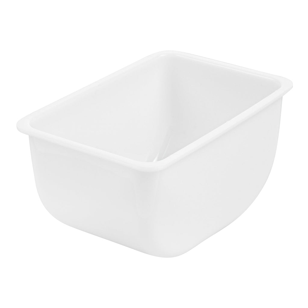 Bar Lux 1.25 Pint White Plastic Insert - Fits 5-Compartment Condiment Caddy - 5 count box