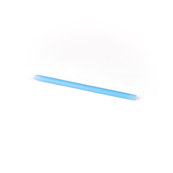 Basic Nature Blue PLA Plastic Extra Wide Boba Straw - Unwrapped, Compostable, Pointed - 9" - 1000 count box
