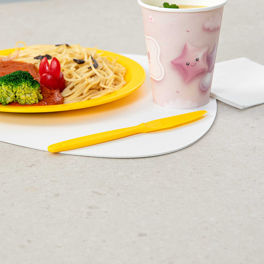 RW Kids Yellow Plastic Knife - 7" - 10 count box