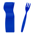 RW Kids Blue Plastic Fork - 6 3/4" - 10 count box