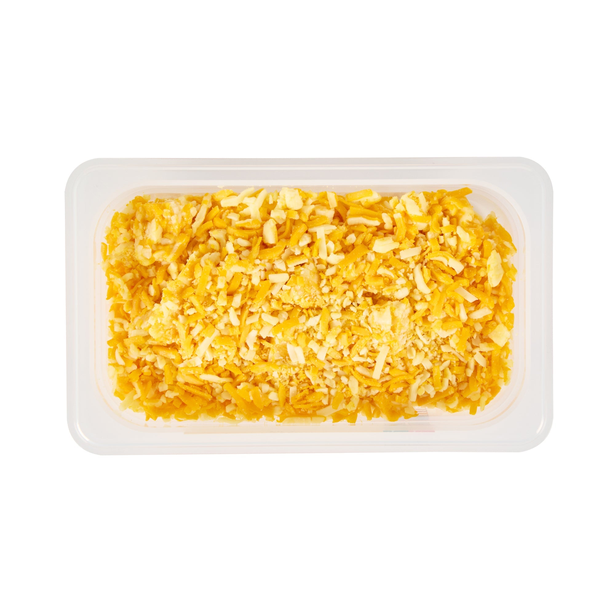 Met Lux Rectangle White Polypropylene 1/4 Size Food Pan - 2.5" Deep, with Label - 10 count box