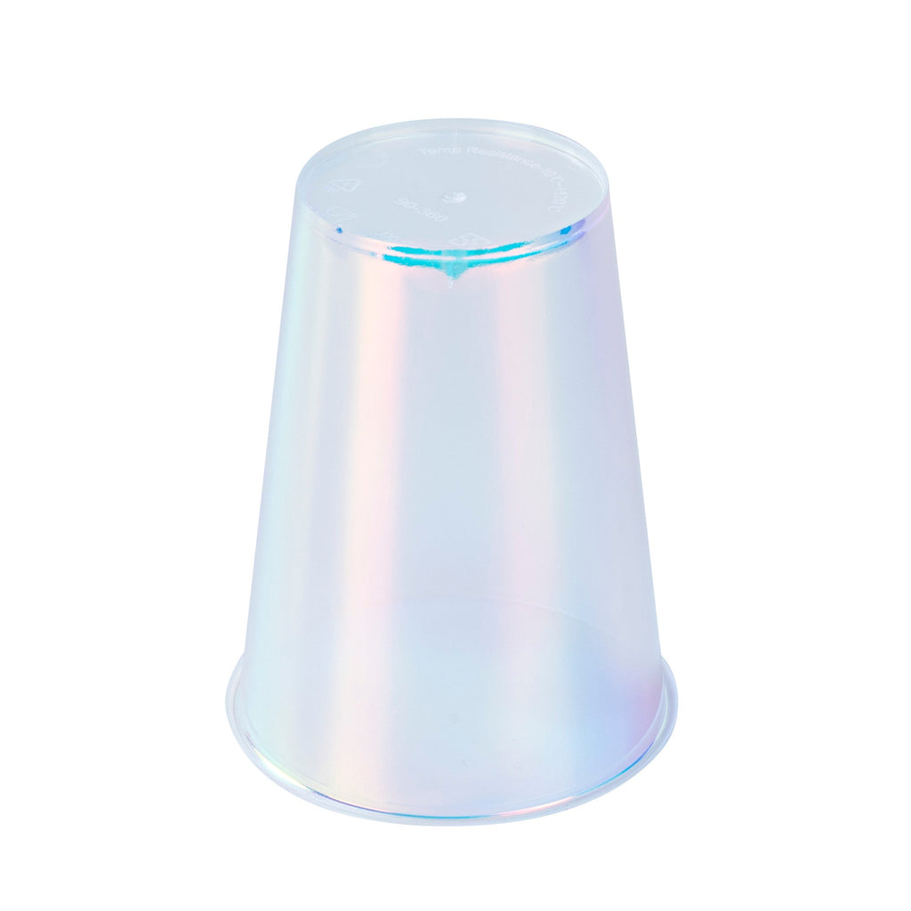 Bev Tek 12 oz Iridescent Plastic Hot / Cold Drinking Cup - 25 count box