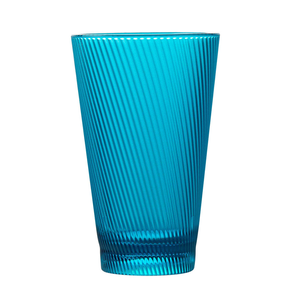 Bev Tek 14 oz Blue SAN Plastic Tumbler - 6 count box