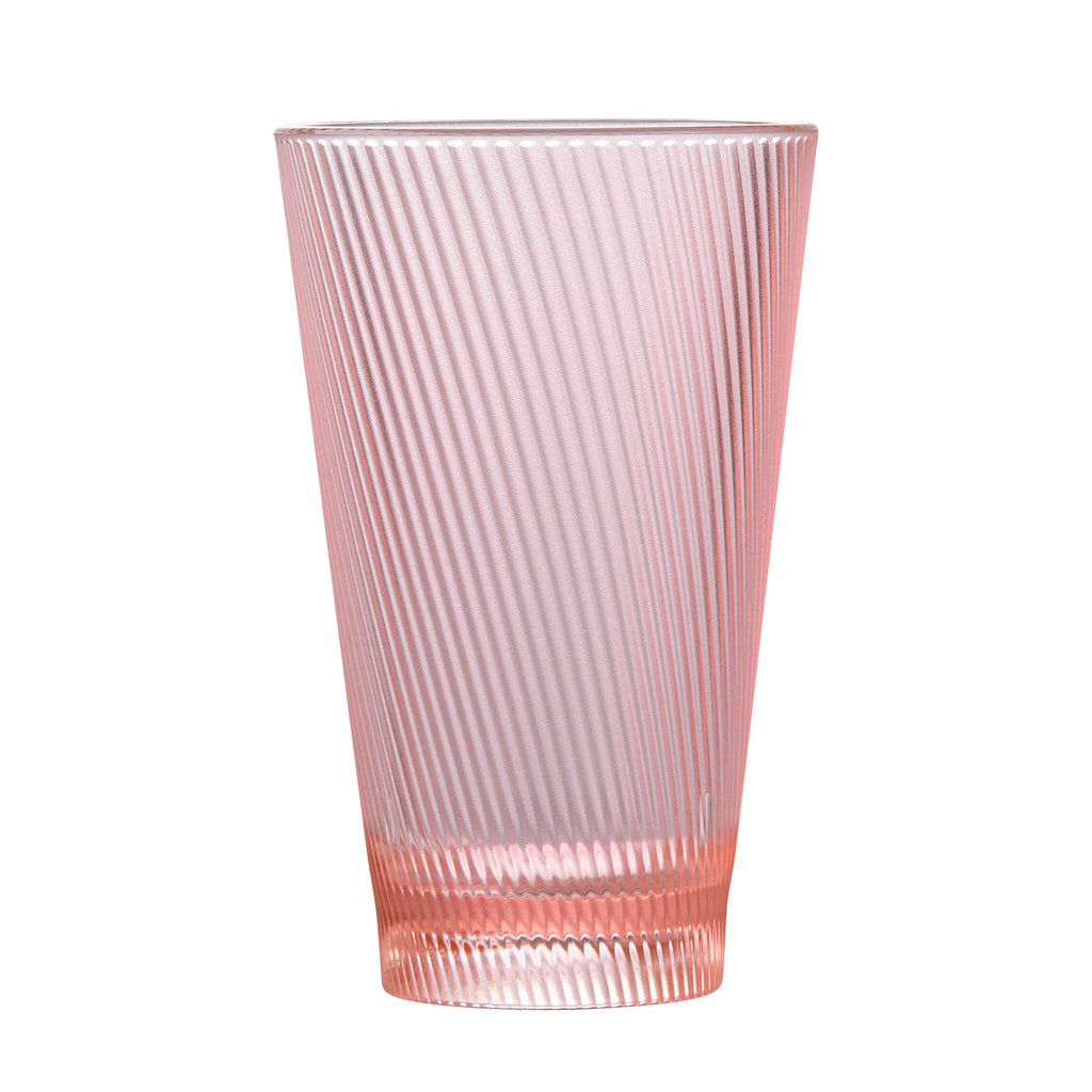 Bev Tek 14 oz Pink SAN Plastic Tumbler - 48 count box