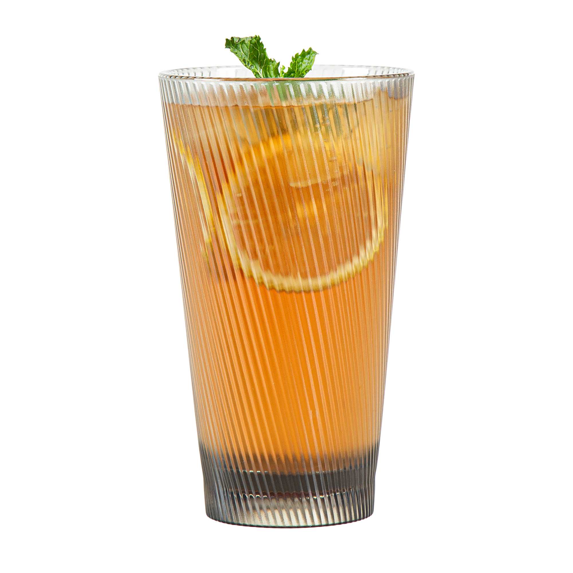 Bev Tek 16 oz Gray SAN Plastic Tumbler - 48 count box