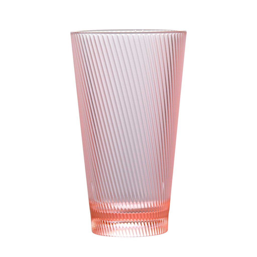 Bev Tek 16 oz Pink SAN Plastic Tumbler - 48 count box